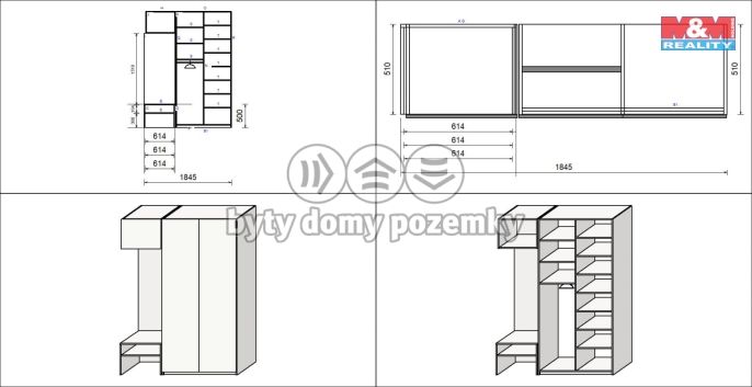Pronájem, Byt 1+kk, Brandýs nad Labem-Stará Boleslav