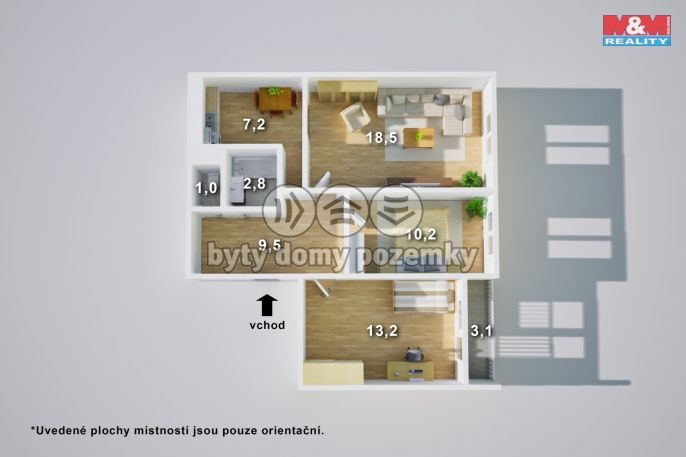 Prodej, Byt 3+kk, Praha