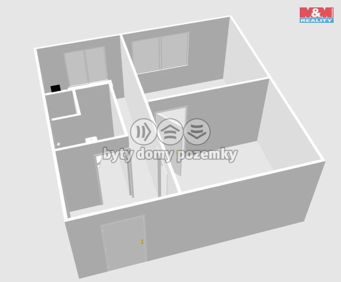 Pronájem, Byt 2+1, Česká Lípa