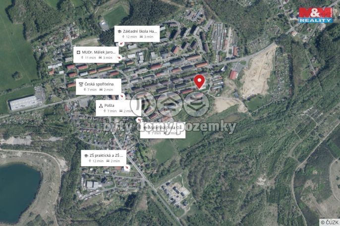 Prodej, Byt 1+1, Habartov