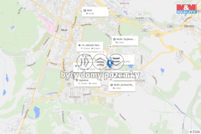 Prodej, Byt 2+kk, Most