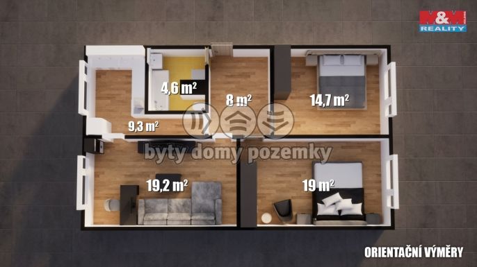 Prodej, Byt 3+1, Ústí nad Labem