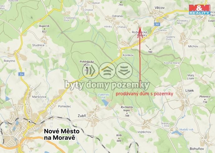 Prodej, Rodinný dům, Věcov