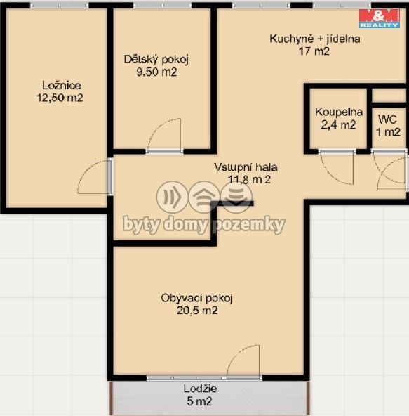 Prodej, Byt 3+1, Praha