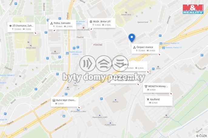Prodej, Byt 3+1, Chomutov