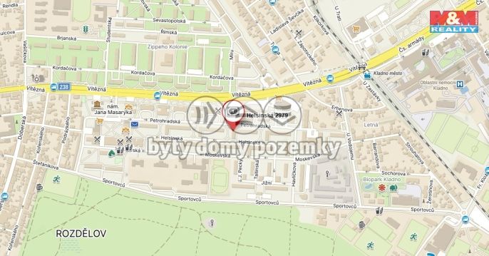 Pronájem, Byt 2+1, Kladno