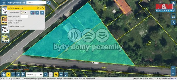 Prodej, Pozemek k bydlení, Horka I