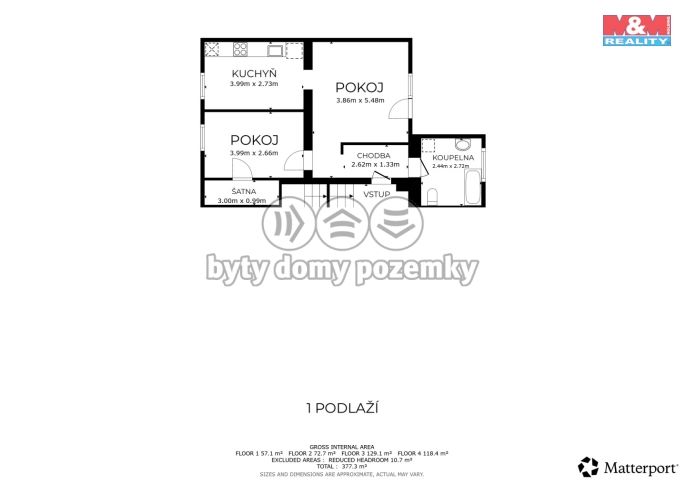 Prodej, Byt 2+1, Ostrava