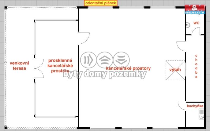 Pronájem, Kancelářský prostor, Ostrava