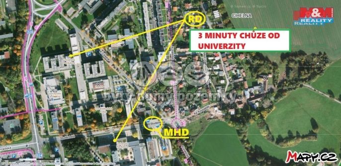 Pronájem, Byt 1+kk, Pardubice