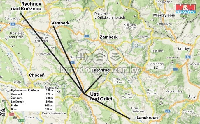 Prodej, Rodinný dům, Ústí nad Orlicí