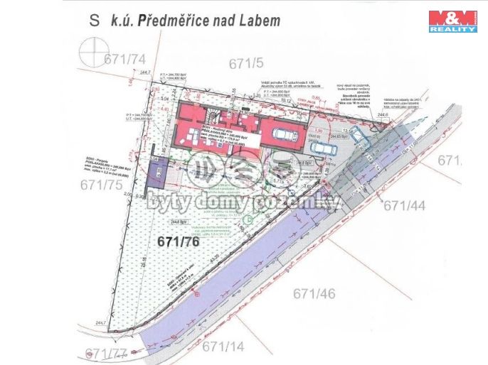 Prodej, Pozemek k bydlení, Předměřice nad Labem