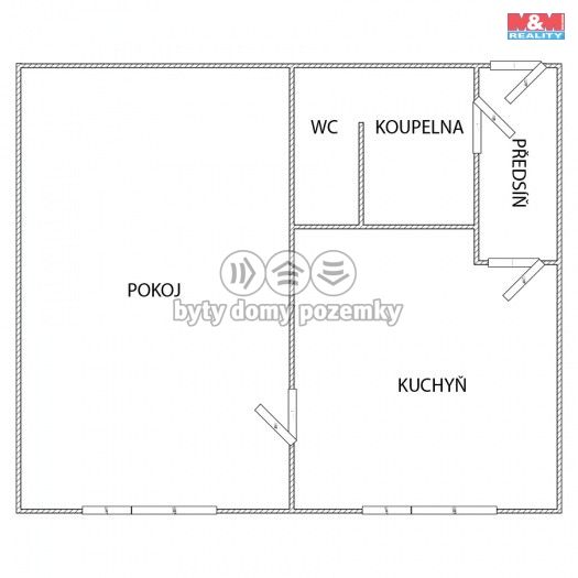 Prodej, Byt 1+1, České Budějovice