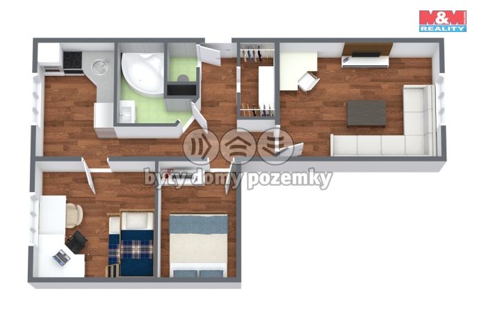 Prodej, Byt 2+1, Chodov