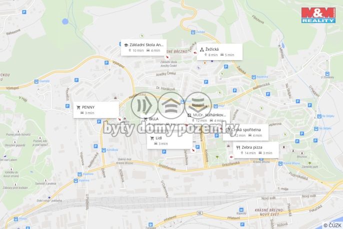 Prodej, Byt 4+1, Ústí nad Labem