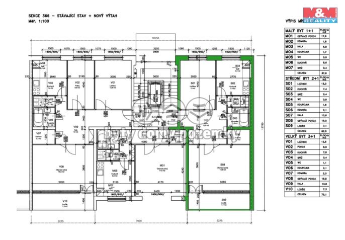 Prodej, Byt 2+1, Praha