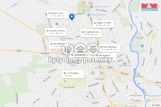 Pronájem, Byt 2+1, Sedlčany