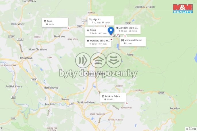 Pronájem, Byt 1+kk, Mníšek