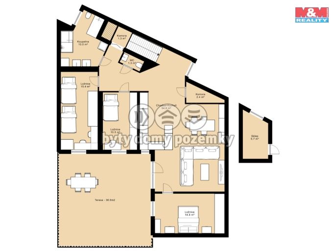 Prodej, Byt 4+kk, České Budějovice