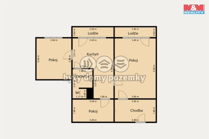 Pronájem, Byt 2+1, Sokolov