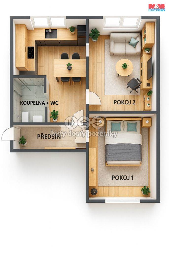 Prodej, Byt 2+1, Praha