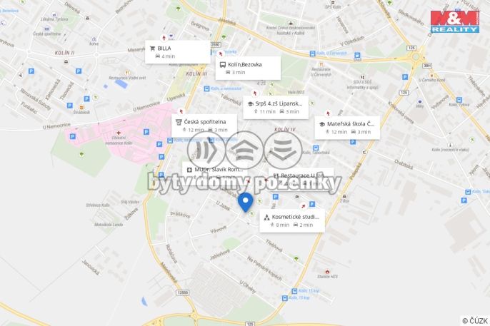 Pronájem, Byt 2+kk, Kolín