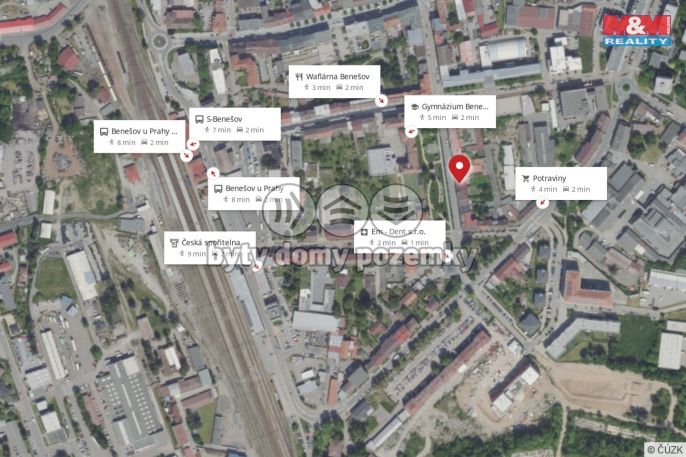 Pronájem, Byt 1+1, Benešov