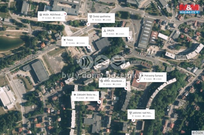 Pronájem, Byt 1+1, Jablonec nad Nisou
