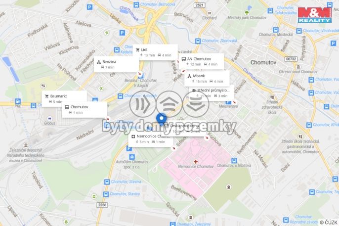 Prodej, Byt 2+1, Chomutov