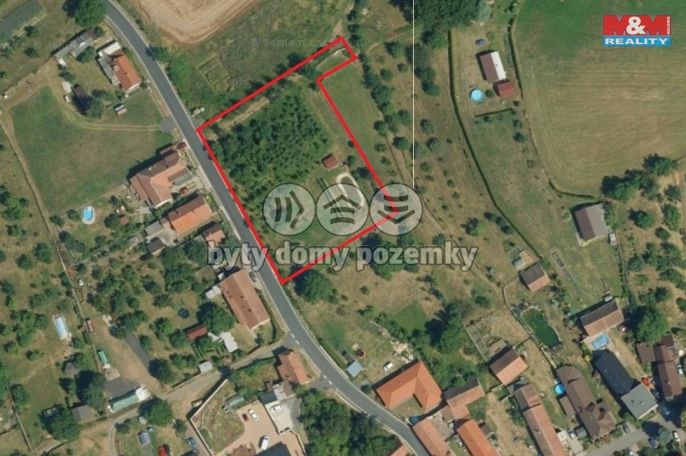 Prodej, Pozemek k bydlení, Podhořany u Ronova