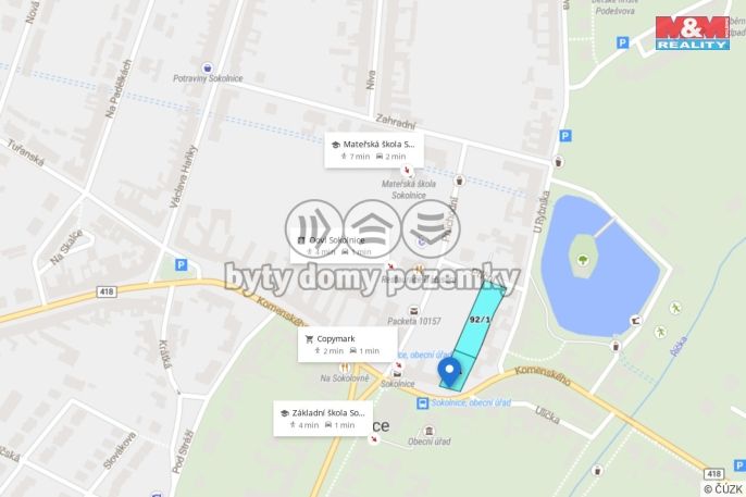 Prodej, Pozemek k bydlení, Sokolnice