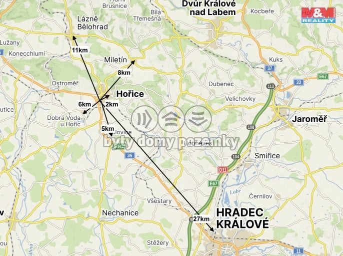 Prodej, Chata, Hořice