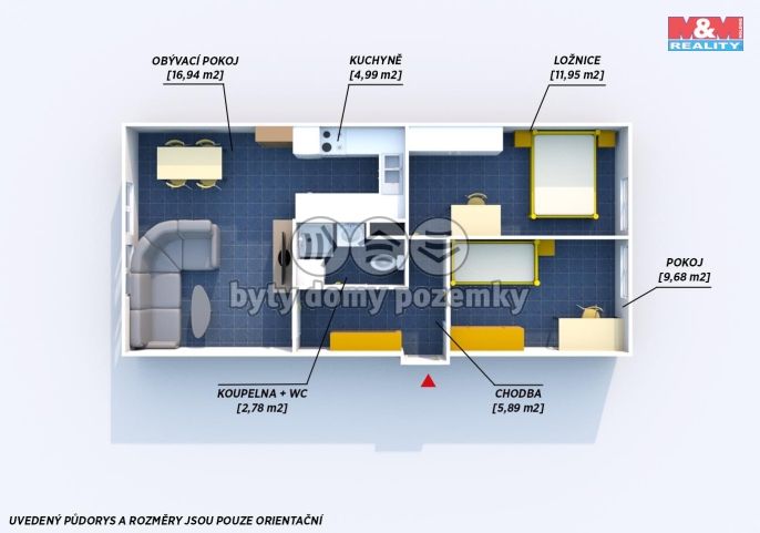 Prodej, Byt 3+1, Praha