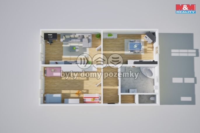 Prodej, Byt 3+kk, Teplice