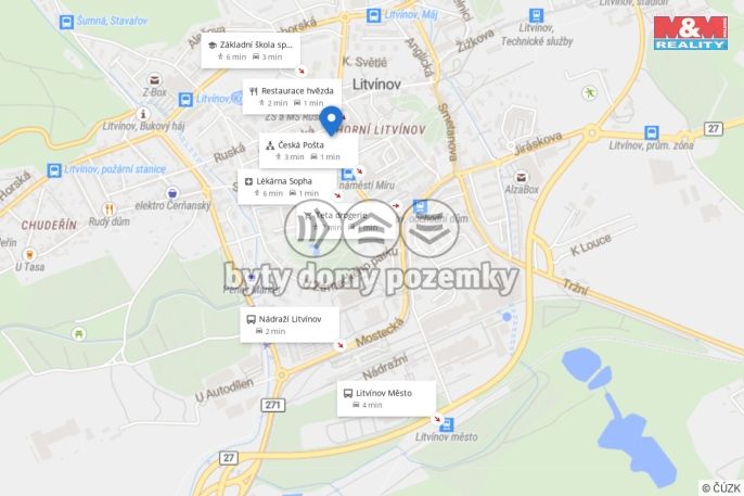 Prodej, Byt 2+kk, Litvínov