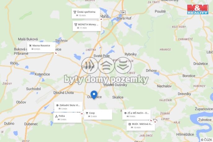 Prodej, Pozemek k bydlení, Ouběnice