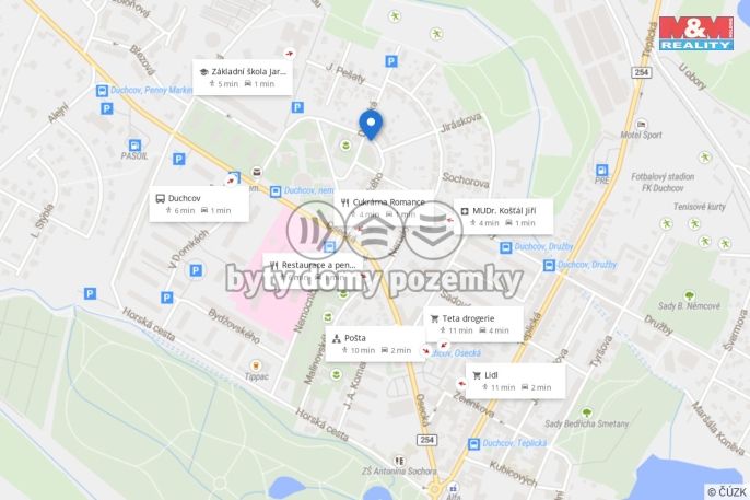 Prodej, Byt 1+1, Duchcov