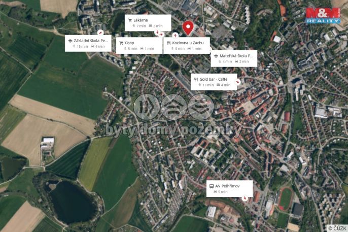 Pronájem, Byt 1+1, Pelhřimov