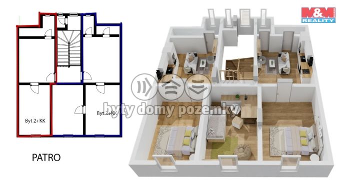 Prodej, Nájemní dům, Louny