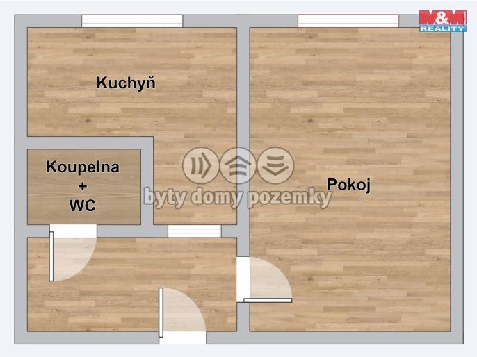 Prodej, Byt 1+1, Orlová