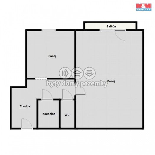 Prodej, Byt 2+kk, Most