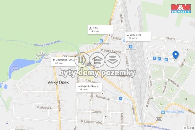 Pronájem, Byt 1+kk, Velký Osek