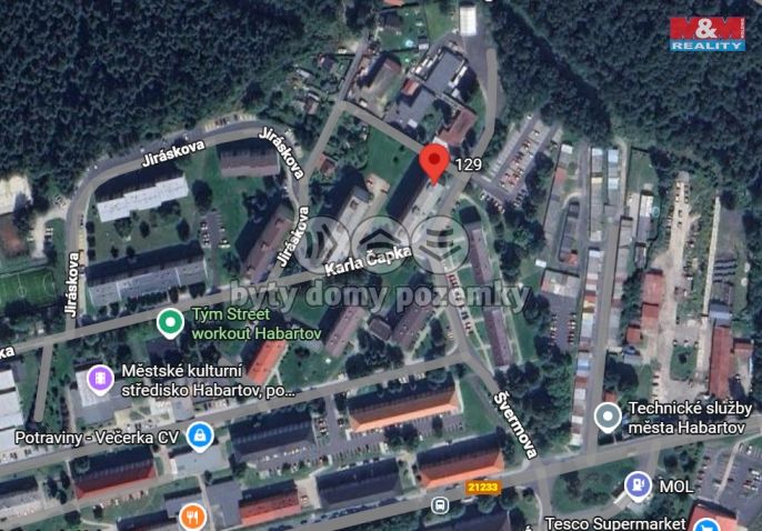 Prodej, Byt 1+1, Habartov