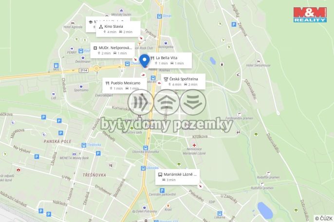 Prodej, Byt 4+1, Mariánské Lázně