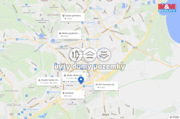 Pronájem, Byt 1+1, Chomutov