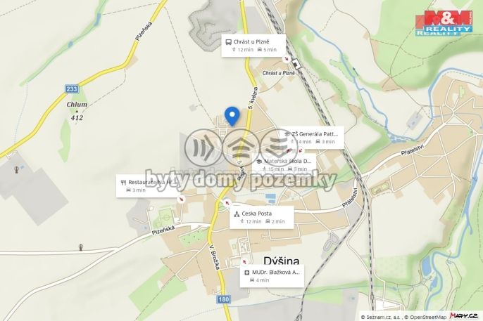 Pronájem, Byt 2+1, Dýšina