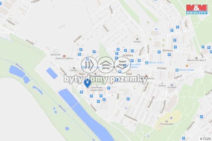 Pronájem, Byt 1+kk, Milovice