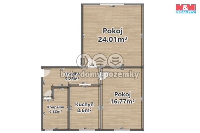 Prodej, Byt 2+1, Praha