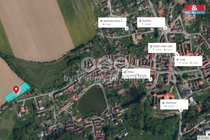 Prodej, Pozemek k bydlení, Červená Řečice