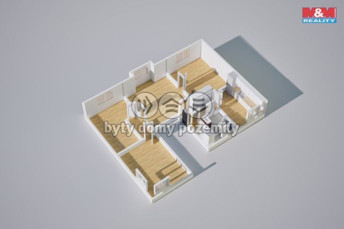 Pronájem, Byt 4+1, Ústí nad Labem